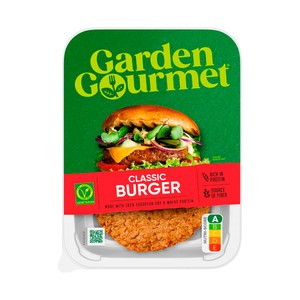 GARDEN GOURMET Hamburguesa clásica elaborada con proteína vegetal 150 g.