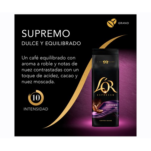 L´OR Café grano supremo intensidad 10 500 gr.