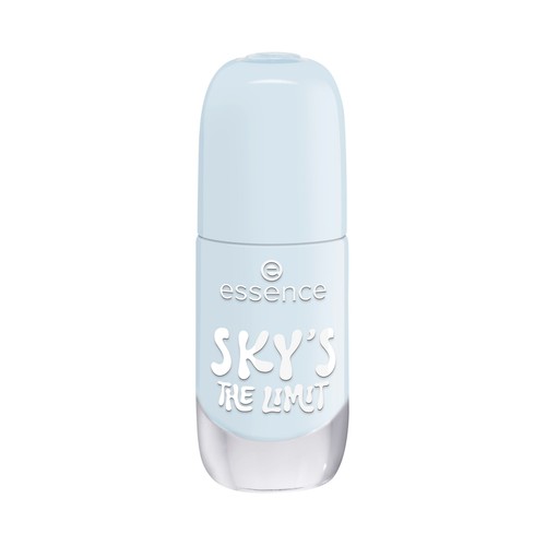 ESSENCE tono 31 Sky´s the limit azul bebé apagado Esmalte de uñas en gel de larga duración.