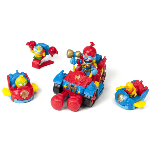 Playset con figuras y vehículos, Balloon Boxer SUPERTHINGS.