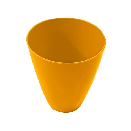 Vaso reutilizable amarillo de 27cl, ACTUEL