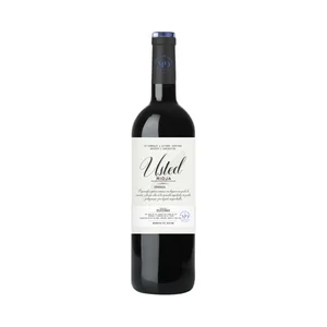 USTED Vino tinto crianza con D.O. Ca. Rioja botella 75 cl.