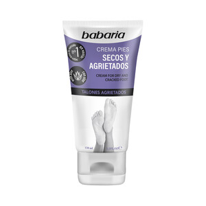 Imagen de BABARIA Crema para pies con aloe vera, especial pies secos y talones agrietados BABARIA 150 ml.