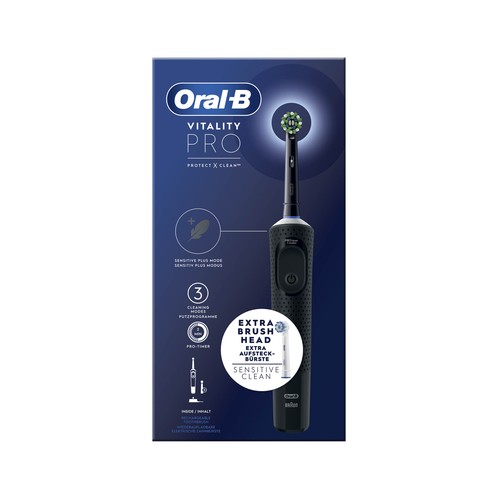 Cepillo de dientes eléctrico ORAL-B Vitality Pro, temporizador, incluye 1 recambio.