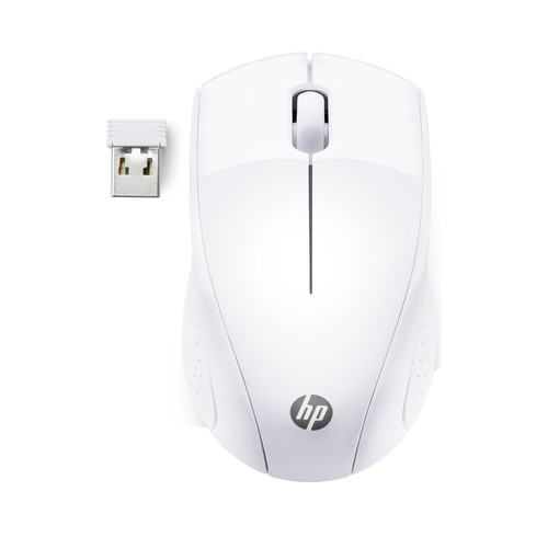 Ratón inalámbrico HP 220 (7KX12AA) blanco, 1600dpi, conexión Usb.