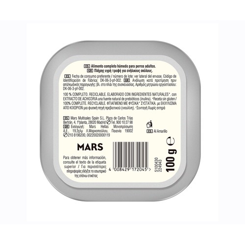 CESAR Alimento de perro húmedo en tarrina de buey natural goodnes 100 gr.