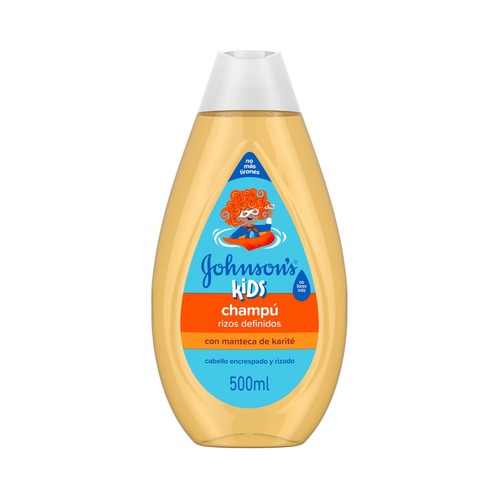 JOHNSON'S Kids Champú infantil para cabellos encrespados y con rizos 500 ml.