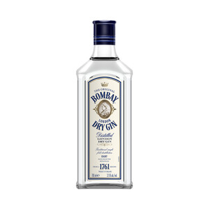 Imagen de BOMBAY Ginebra inglesa tipo London dry gin botella 70 cl.