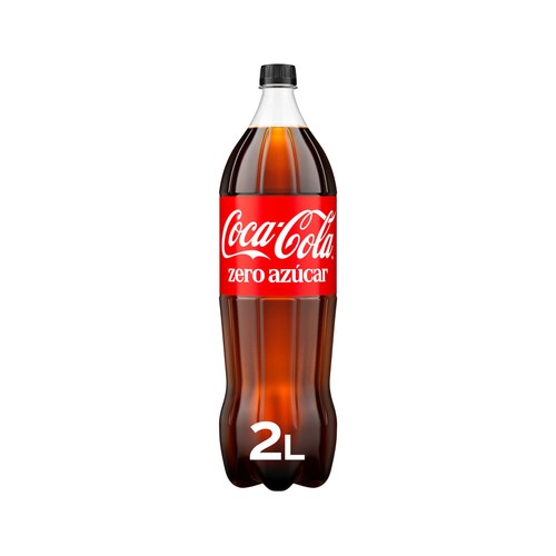 COCA COLA Zero azúcar Refresco de cola botella 2 l.
