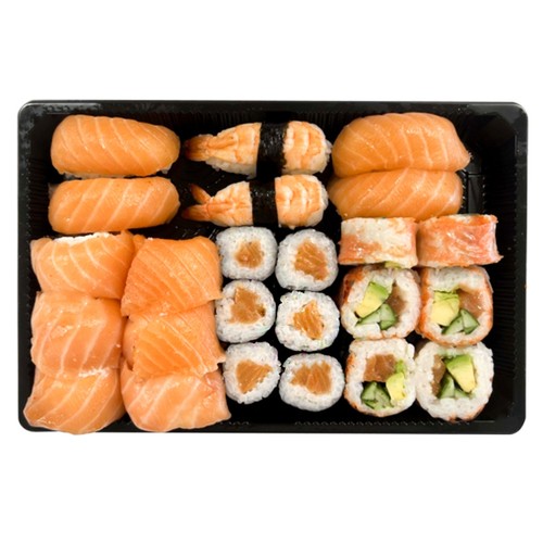 Bandeja con Californias, Makis y Sushi variados SUSHI GOURMET 24 uds.