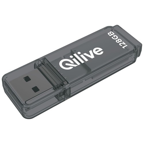Memoria usb 128GB QILIVE, conexión 3.2.
