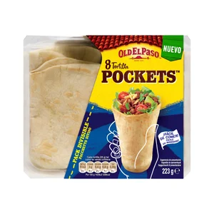 OLD EL PASO Tortillas Pocket Mejicanas OLD EL PASO 8 uds. 223 g.