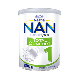 Imagen de NAN Expert pro total confort Leche (1) para recién nacido con cólicos o estreñimiento, a partir del primer día 800 g.