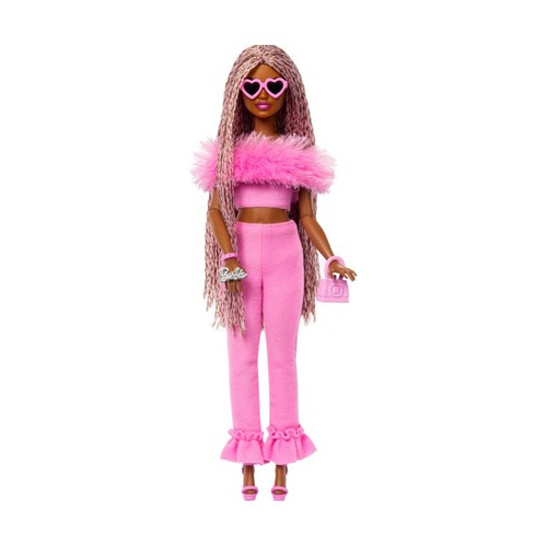 Muñeca BARBIE deluxe con trenzas.