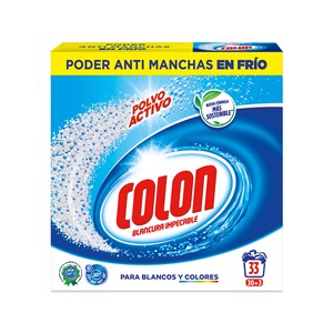 Imagen de COLON Detergente azul en polvo 33 + 3 ds 1,65 kg.