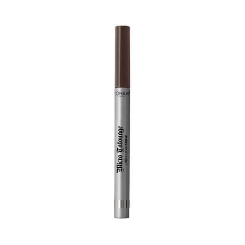 L´ORÉAL PARIS Micro tatouage tono 108 Dark Brunette Lápiz de cejas efecto Micro-Blanding, resistente al agua y a roces.