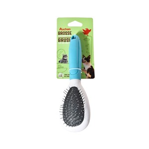 PRODUCTO ALCAMPO Cepillo inoxidable  para todo tipo de pelo, tanto para perros como para gatos, 21,5 cm