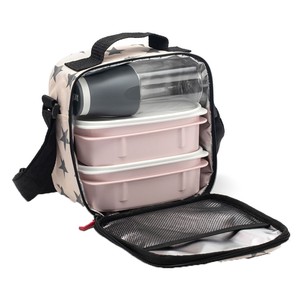 Imagen de Bolsa portaalimentos con 4 recipientes herméticos y botella, TATAY Urban Food Stars.