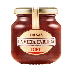LA VIEJA FÁBRICA Mermelada de fresa sin azùcar añadida Diet 280 g.