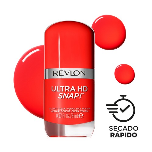 REVLON Ultra hd snap! tono 031 She´s on fire Esmalte de uñas de secado rápido.