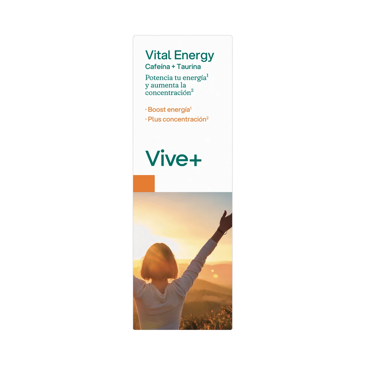 Vital energy Complemento alimenticio a base de cafeina, taurina y vitamina B12 30 uds.