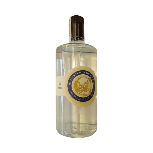 MONASTERIO DE CORIAS Aguardiente de orujo blanco, elaborado en Asturias MONASTERIO DE CORIAS botella de 70 cl.