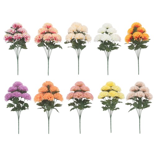 Composición de crisantemo de 9 flores, surtido. ACTUEL.