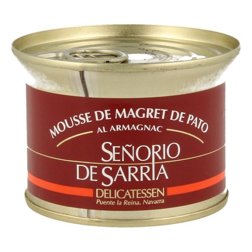 SEÑORÍO DE SARRIÁ Mousse de magret al armagnac SEÑORIO DE SARRIA 130 g.