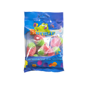 BURMAR Caramelos de goma, fresón ácido BURMAR 100 g.