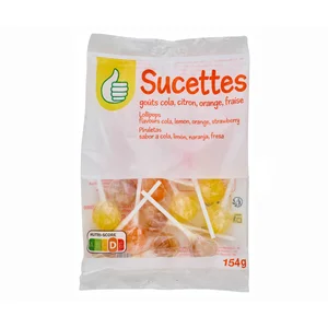 PRODUCTO ALCAMPO Surtido piruletas 154 gr.