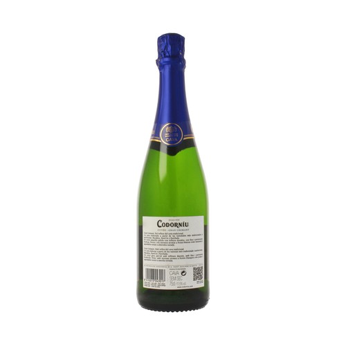 CODORNIU GRAN CREMANT Cava semiseco botella de 75 cl.