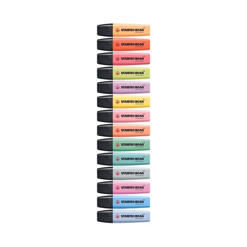 Marcador STABILO BOSS ORIGINAL Pastel - Estuche de 8 colores