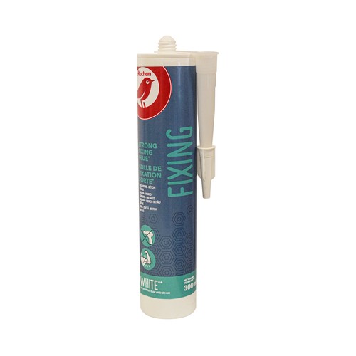 Adhesivo de montaje blanco PRODUCTO ALCAMPO, 300ml.