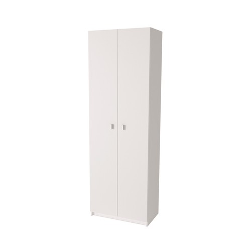 Multiusos de 2 puertas de color blanco, MEKA BLOCK.