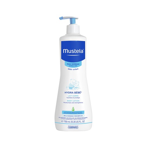 MUSTELA Leche hidratante corporal para niños y bebes desde el nacimiento MUSTELA 750 ml.