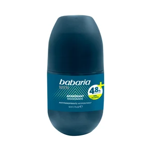 BABARIA Men Desodorante roll on para hombre con protección antitrasnpirante hasta 48 horas 50 ml.