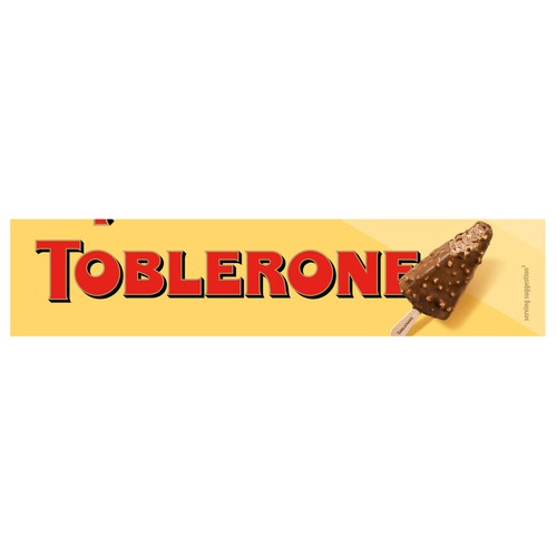 TOBLERONE Helado de chocolate con miel recubierto de chocolate con leche y trocitos de almendra 3 x 90 ml.