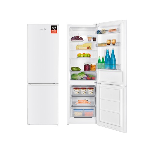 Frigorífico combi 186cm FAGOR 3FFK6637, No Frost, clasificación energética: E, H: 186cm, A: 60cm, F: 60cm, capacidad total: 293L.