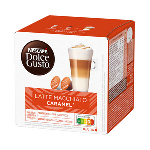 NESCAFÉ DOLCE GUSTO Café Latte Macchiato -Caramel- en cápsulas NESCAFÉ DOLCE GUSTO 16 uds.