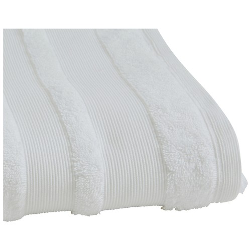 Toalla lisa de ducha color blanco, 650g/m², ACTUEL.
