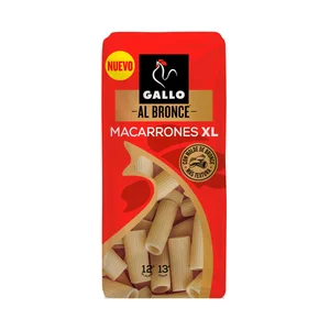 GALLO Al bronce Pasta macarrones XL 450 g.