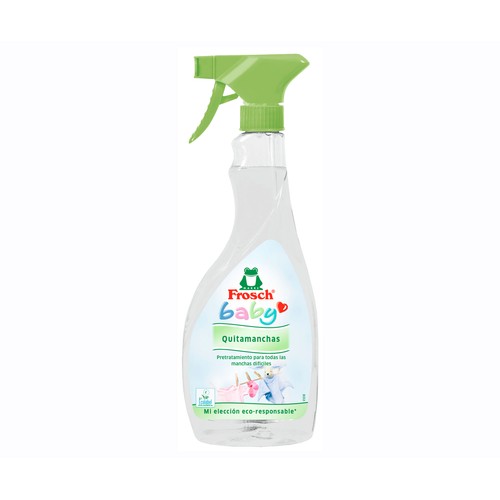 Quitamanchas prelavado especial para ropa de bebé FROSCH Baby 500 ml.