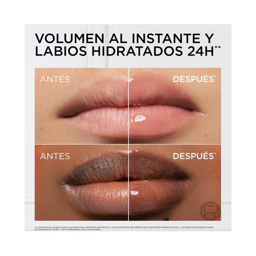 L´ORÉAL PARIS Plump ambition tono 650 Nude macaron Aceite labial voluminizador con ácido Hialurónico.