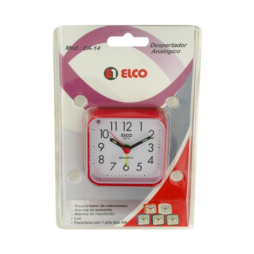 Despertador analogico ELCO EA-14.