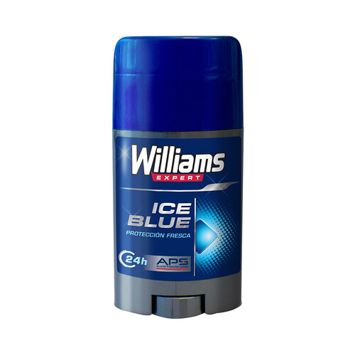 Desodorante en stick para hombre WILLIAMS Ice blue 75 ml.