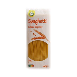 PRODUCTO ECONÓMICO ALCAMPO Pasta espagueti PRODUCTO ECONÓMICO ALCAMPO paquete 1 kg.