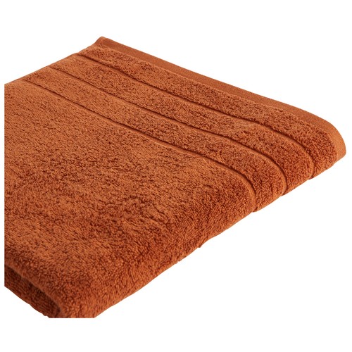 Toalla de ducha color marrón, 400g/m², ACTUEL.