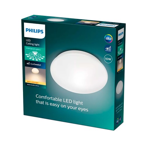 Plafón de techo Moire  26cm 10w 850lm 2700k. PHILIPS