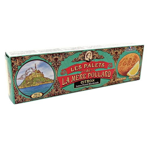 LA MÈRE POULARD Galletas de mantequilla y limón 125 g.