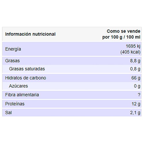 MONTI Regañás integrales 100% 260 g.